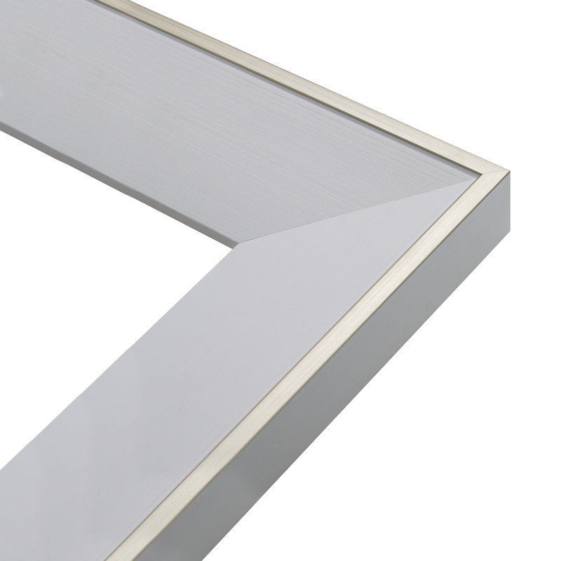 Culberson Plastic Flat Mirror, 54 cm H x 144 cm W, White