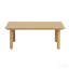 Table basse d'extérieur carrée en bois d'acacia