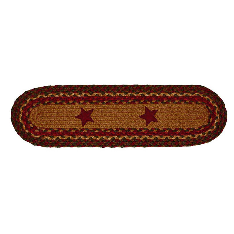 Tapis Carlia, Brun / Rouge / Vert