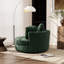Fauteuil d'appoint en tonneau pivotant surdimensionné rembourré-894917049
