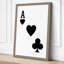 Ace and Hearts Geometric - Wrapped Canvas-1817343911-1817343915