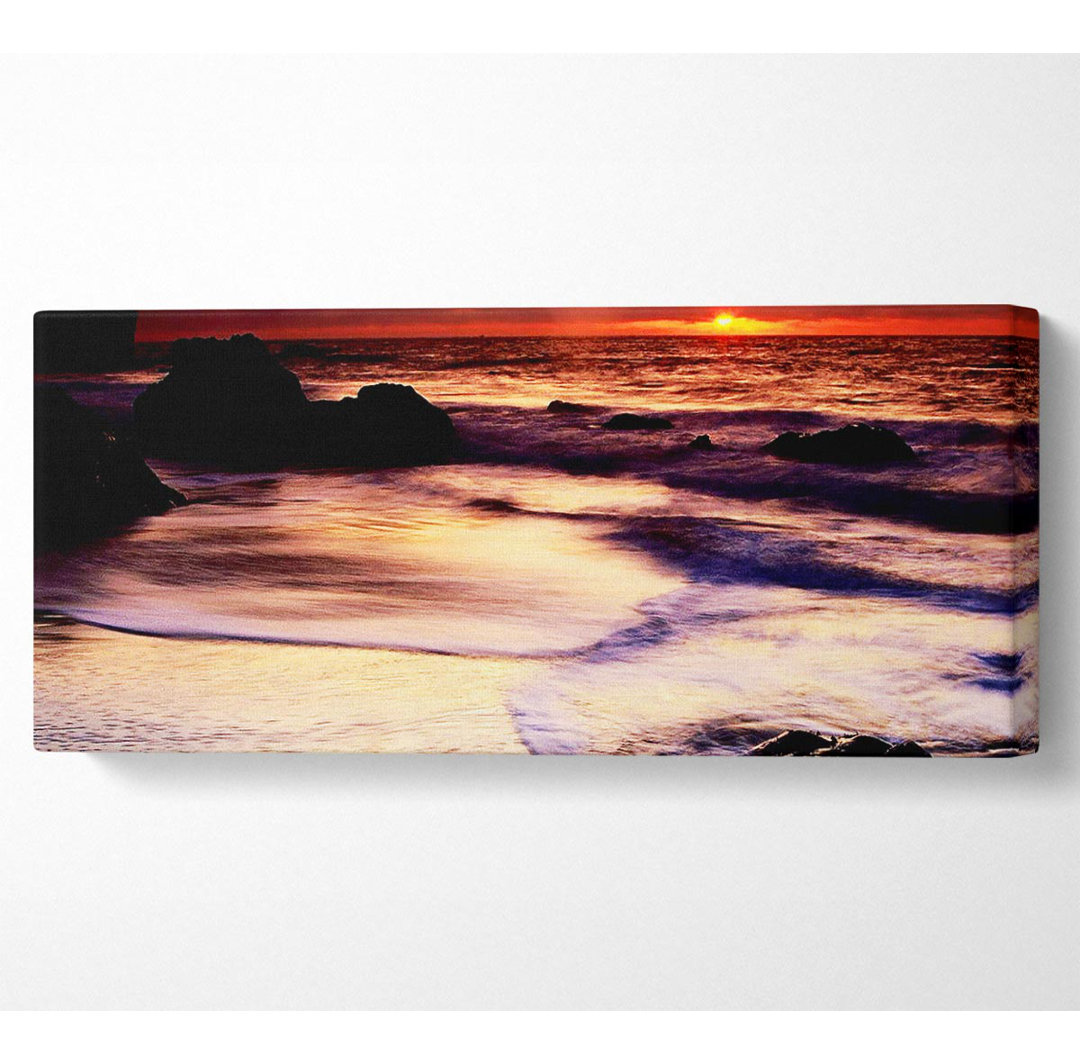 Ocean Mist Sunrise - Kunstdrucke auf Segeltuch