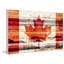 « canadian leaf » par parvez taj,, reproduction d’art sur bois blanc-15844922