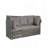 5 Pieces Outdoor Patio Wicker Daybed Furniture Set with Retractable Canopy, Storable Side Table, and Soft Cushions for Relaxing in Your Backyard or Porch-1988653775