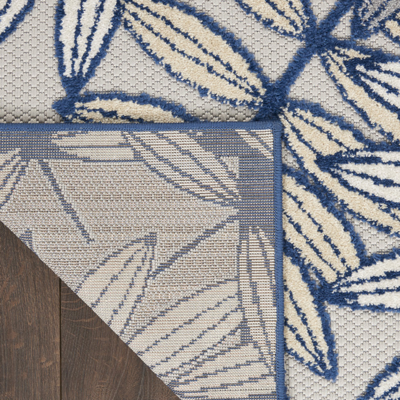 Adiya Floral Indoor Rug, Rectangle 9' x 12'