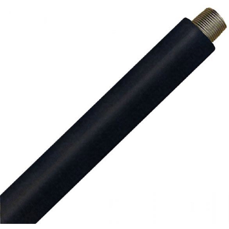 Mini-tige de suspension Willoughby en noir, H 12 po x l 0,63 po x P 0,63 po, Noir