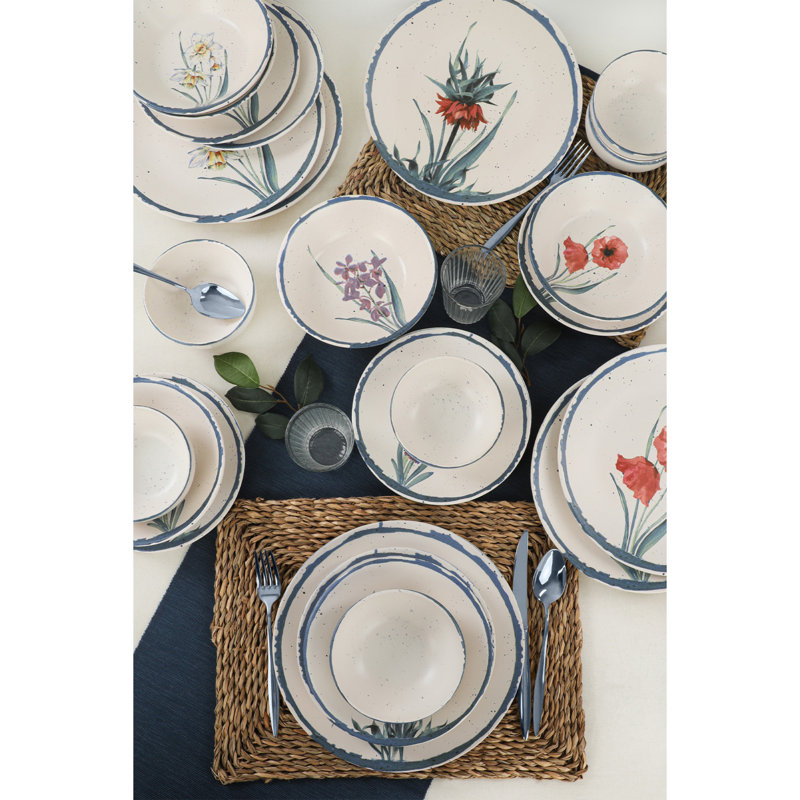 Ceramic Dinner Set (24 Pieces)
