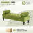 Evara Velvet Upholstered Bedroom Bench With Tufted Detailing And 2 Detachable Pillows-117880674