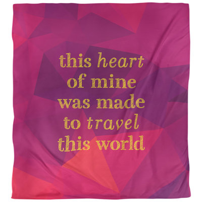 Housse de couette simple Travel Love Quote