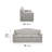 Tillie 3-Seat Sofa-118029432