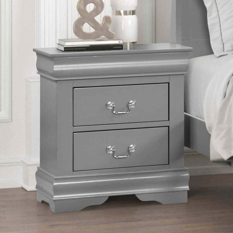Table de chevet 1Pc, Gris