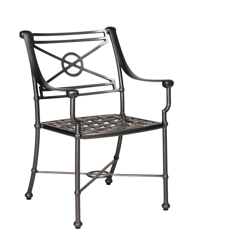 Outdoor Dining Armchair, Chestnut Brown
