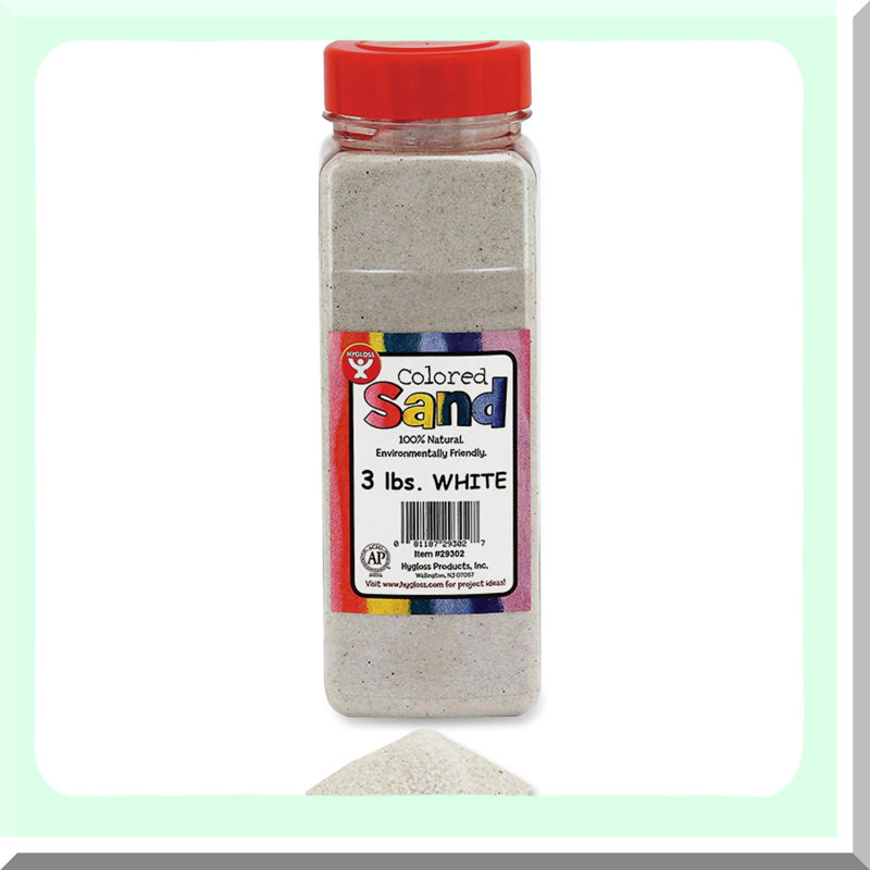 Colored White Sand for Kids Ages 4+