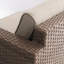 Ensemble de conversation modulaire en osier pour 10 personnes avec coussins Amberson