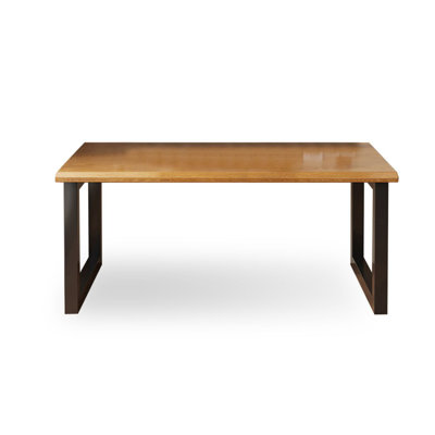 Bureau d'écriture rectangulaire en bois massif noyer