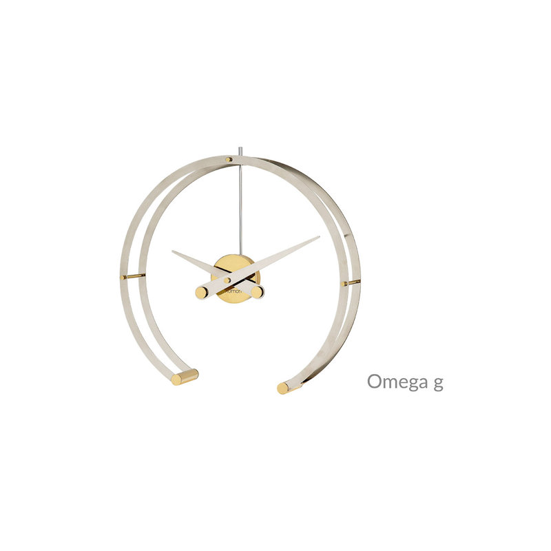 Omega Clock, Gold/Silver