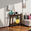Console Monocle en brun Mid-Century moderne, H 28,82 po x l 31,08 po x P 13,77 po