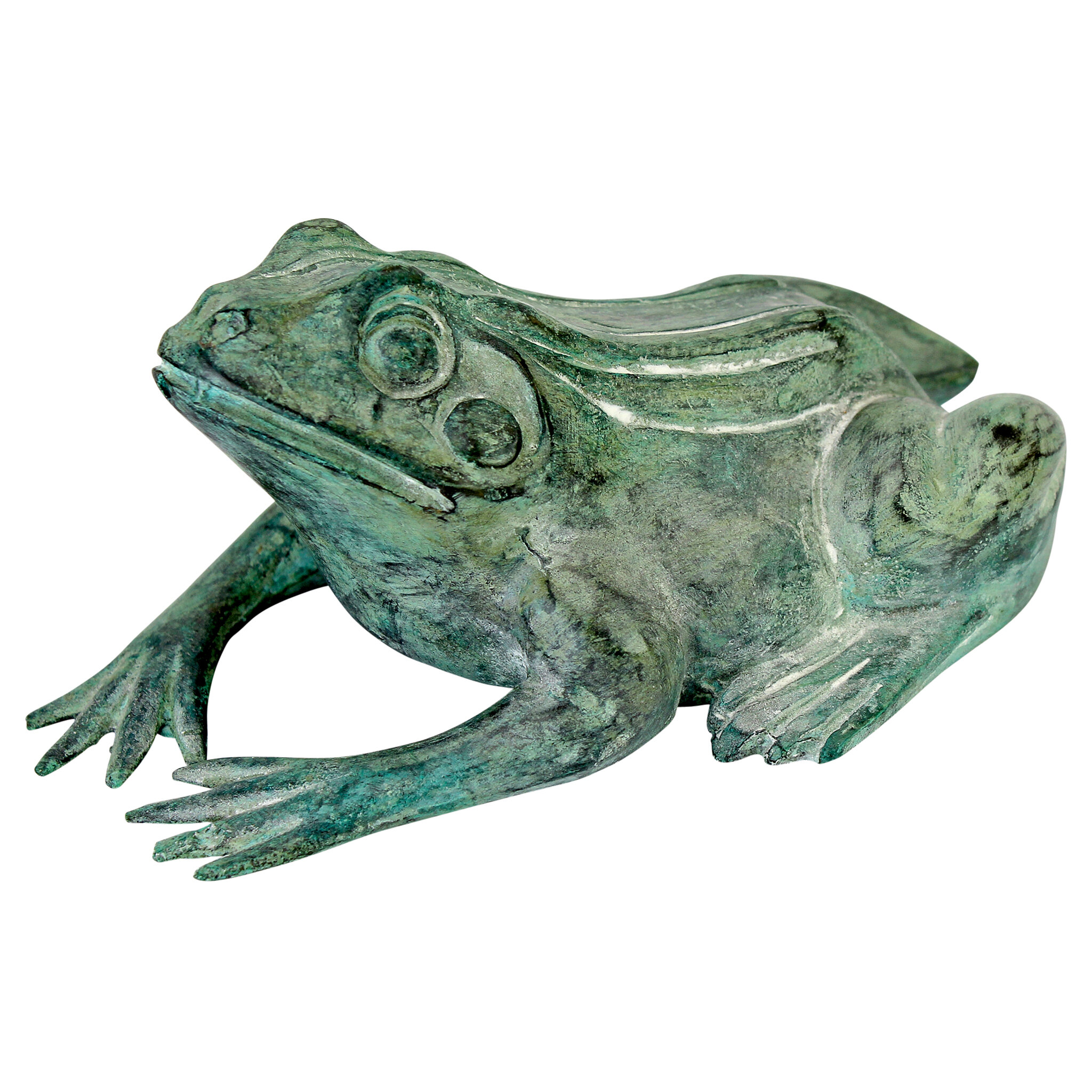 Campania International Frankie Frog Garden Statue - Verde