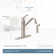 Moen Wetherly Single Handle Kitchen Faucet with Side Spray and Optional Deckplate