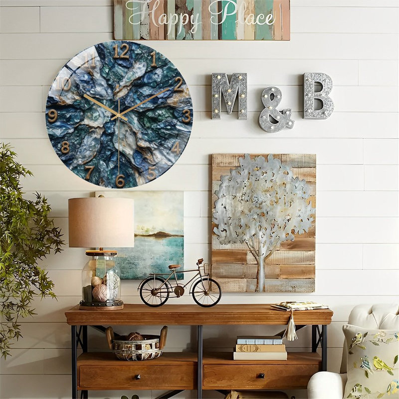Horloge murale Geode