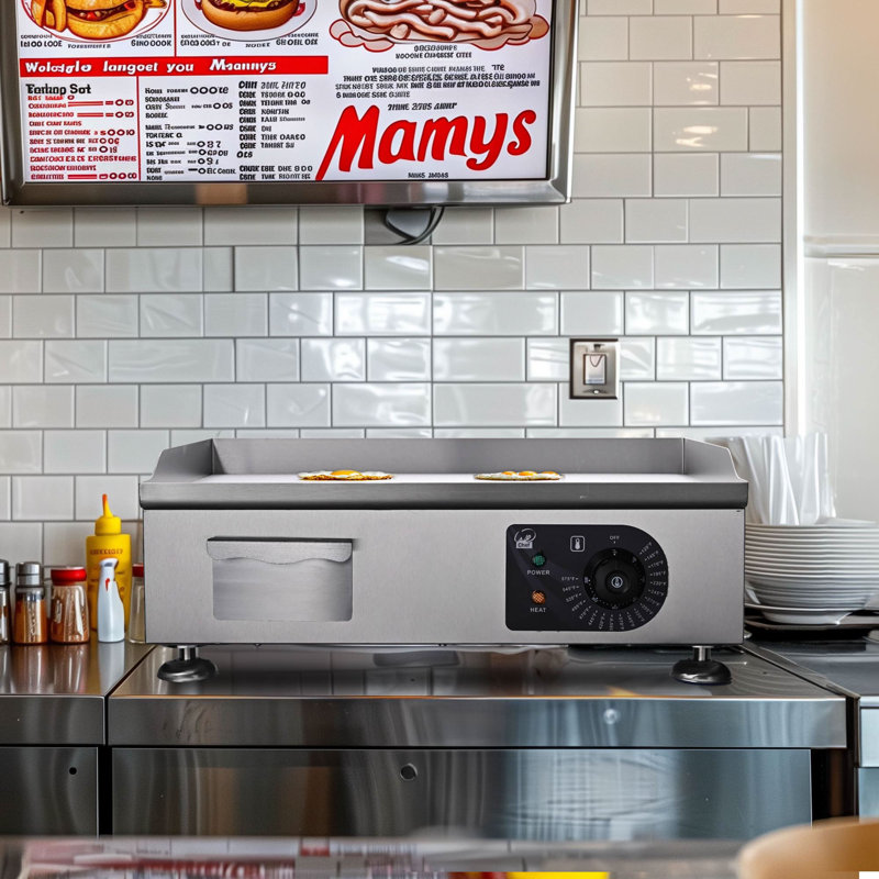 WeChef 22" 3000W Electric Countertop Griddle Adjustable Restaurant Temperature Control