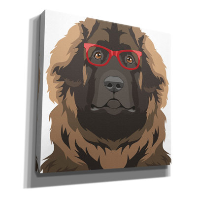 " Leonberger Wearing Hipster Glasses " by Furbaby Affiliates