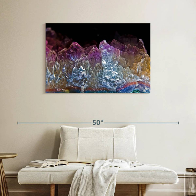 Alvord Amethyst Crystals, 26" H x 39" W