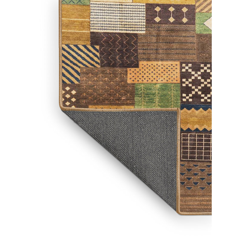 Abstract Indoor Rug, Rectangle 7' x 9'