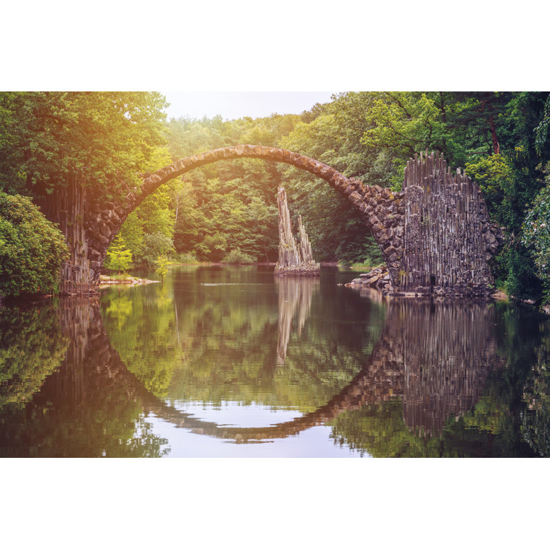 Crilly " Rakotz Bridge ", 8" H x 12" W  