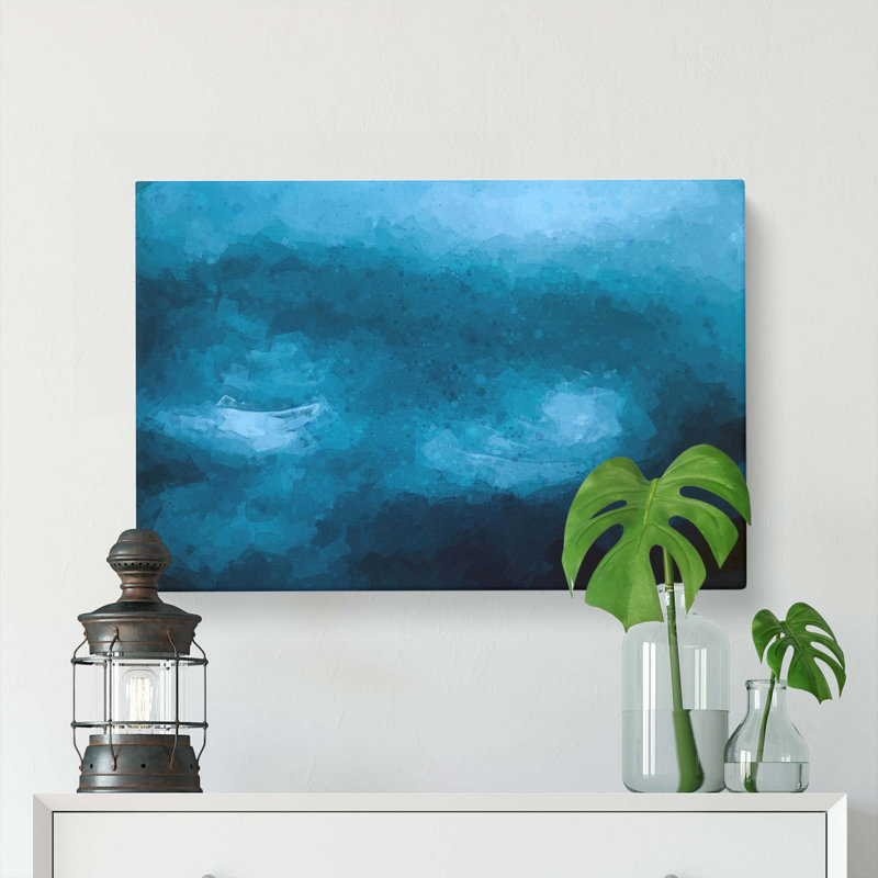 Moody Skies In Abstract - Wrapped Canvas, 50cm H x 76cm W x 3cm D
