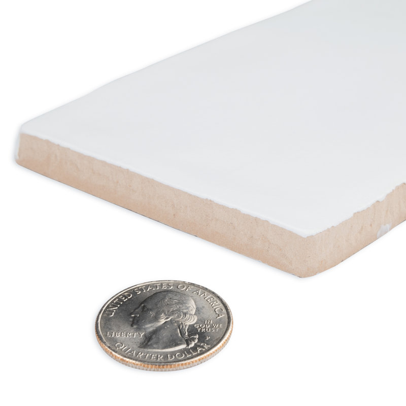 Chester 3" x 6" Ceramic Field Tile in White
