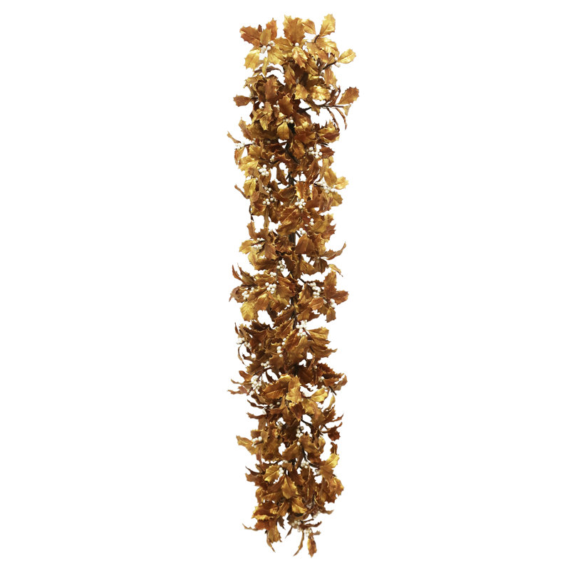 GOLDEN HOLLY GARLAND