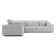 Perry Modular Sofa Set 01 In Chalk Fabric