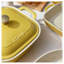 Staub Ceramic 4-Pc Baking Pans Set, Casserole Dish With Lid, Brownie Pan, Citron-1597897621
