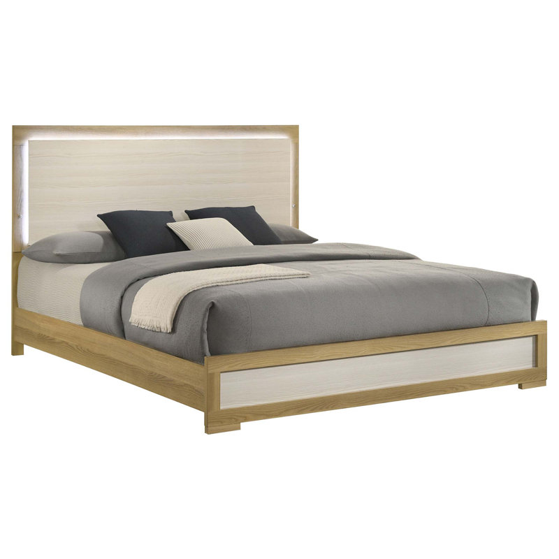 Lincoln Led Headboard Eastern King Panel Bed