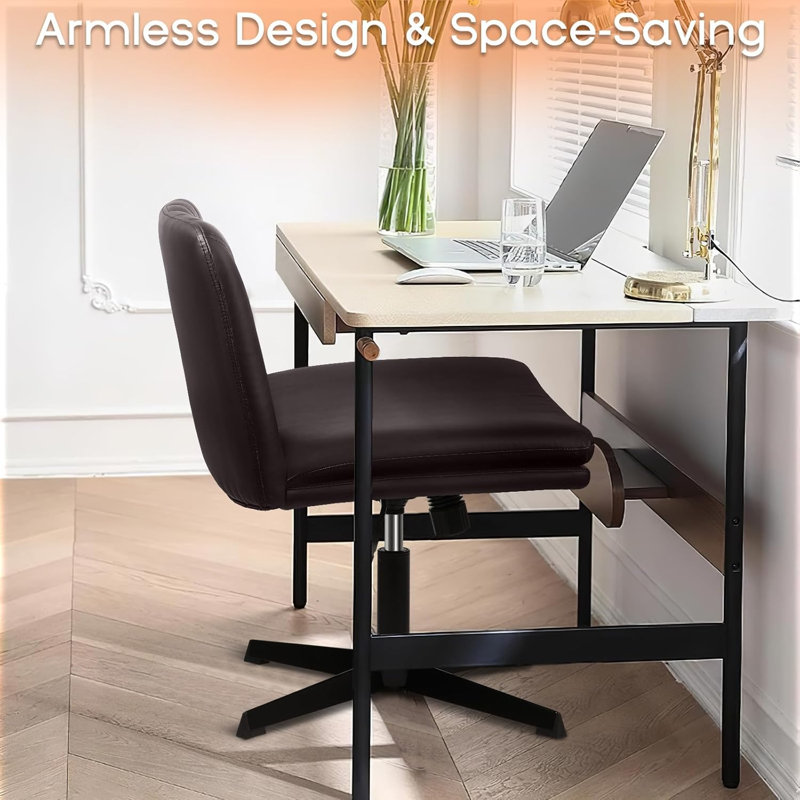 Fauteuil de bureau Kiawna Criss, Brun