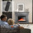 Freestanding Electric Fireplace with Remote-1272029733