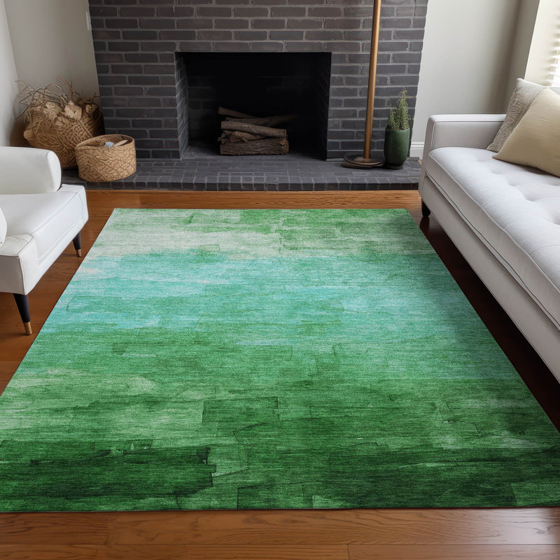 Claudian Machine Washable Indoor/Outdoor Rug, Rectangle 3' x 5'