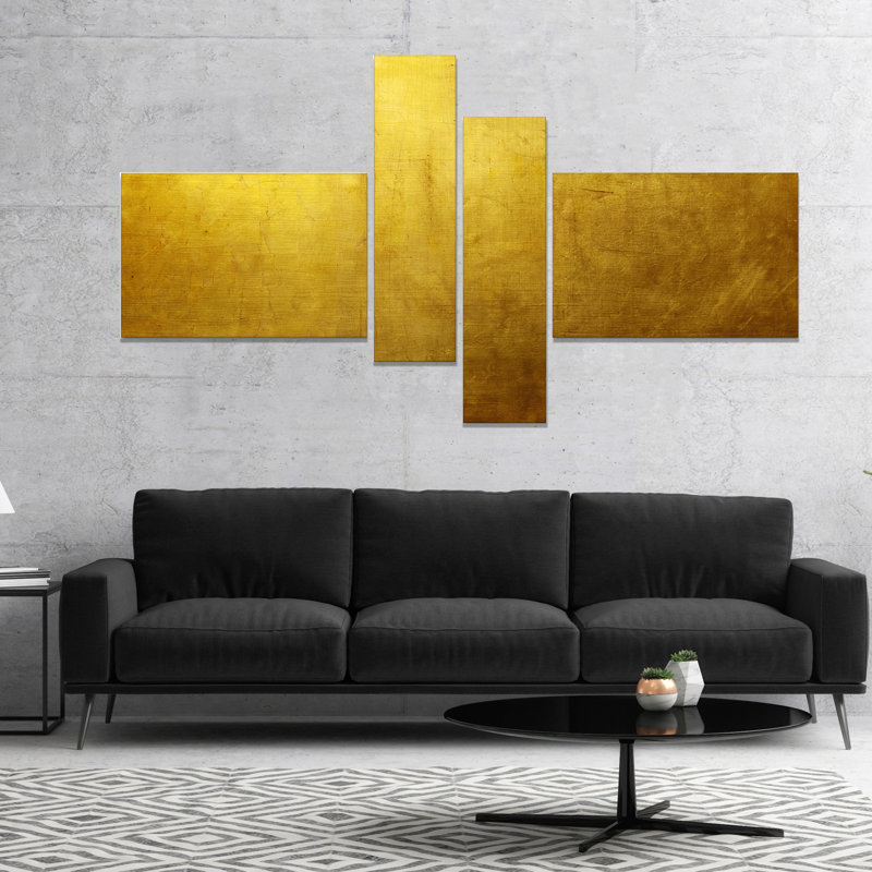 " Gold Texture " 4 - Pieces