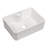16"x12" White Ceramic Rectangular Bathroom Sink