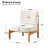 Teddy Armless Leisure Accent Chair-114309181-114309183
