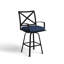 Tabouret de comptoir pivotant avec coussin Mulcahey-881275183-895548435