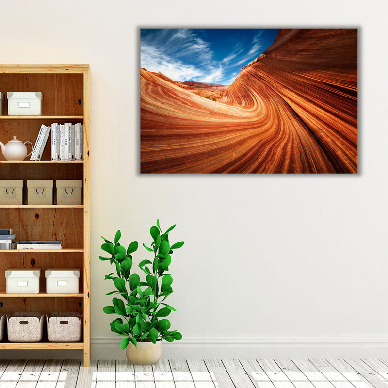 The Grand Wave II - reproduction d'art sur toile, H 20 po x l 30 po