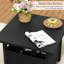 Round Metal Outdoor Patio Table - 55 cm W 55 cm D