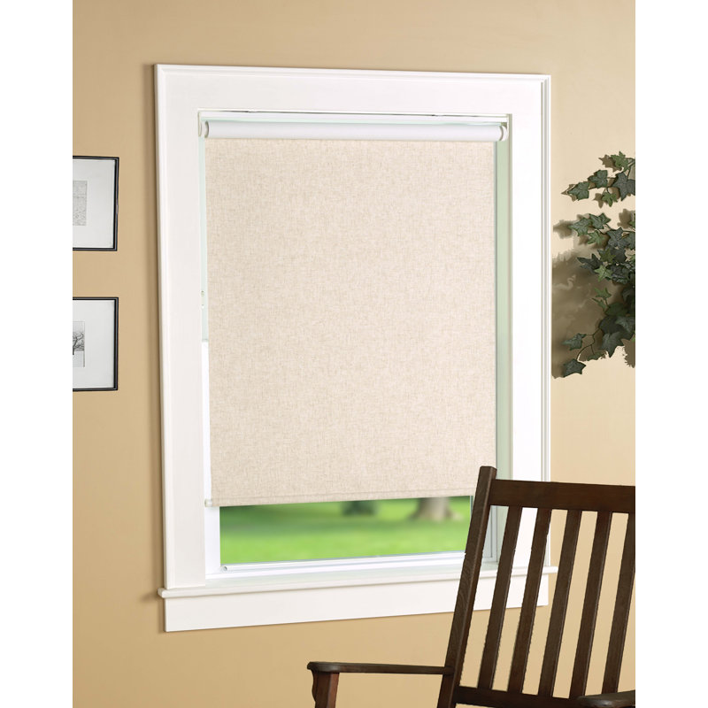 Rideau roulant occultant beige, l 31 po x L 72 po