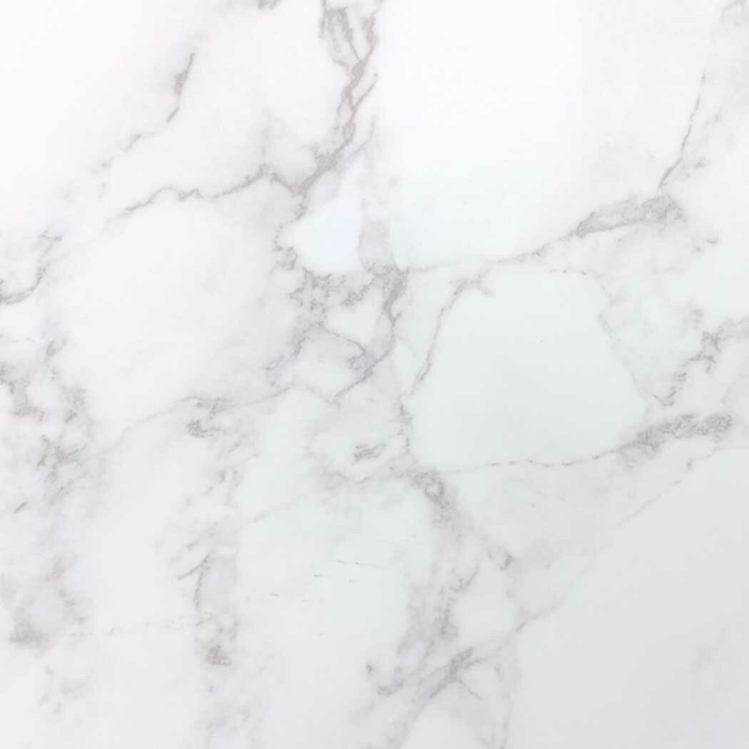 White Grey Faux Marble Self Adhesive Contact Paper, Peel and Stick