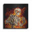 Trinx «Skeleton With Fire» par Flyland Designs, art mural en métal-895077938