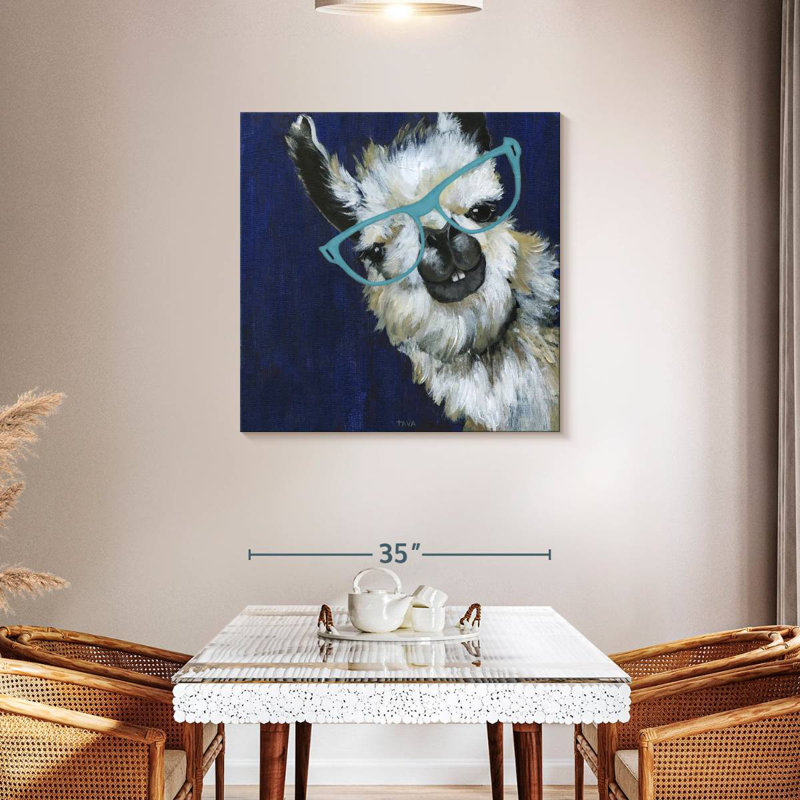 Brampt Gentleman Llama, 36" H x 36" W