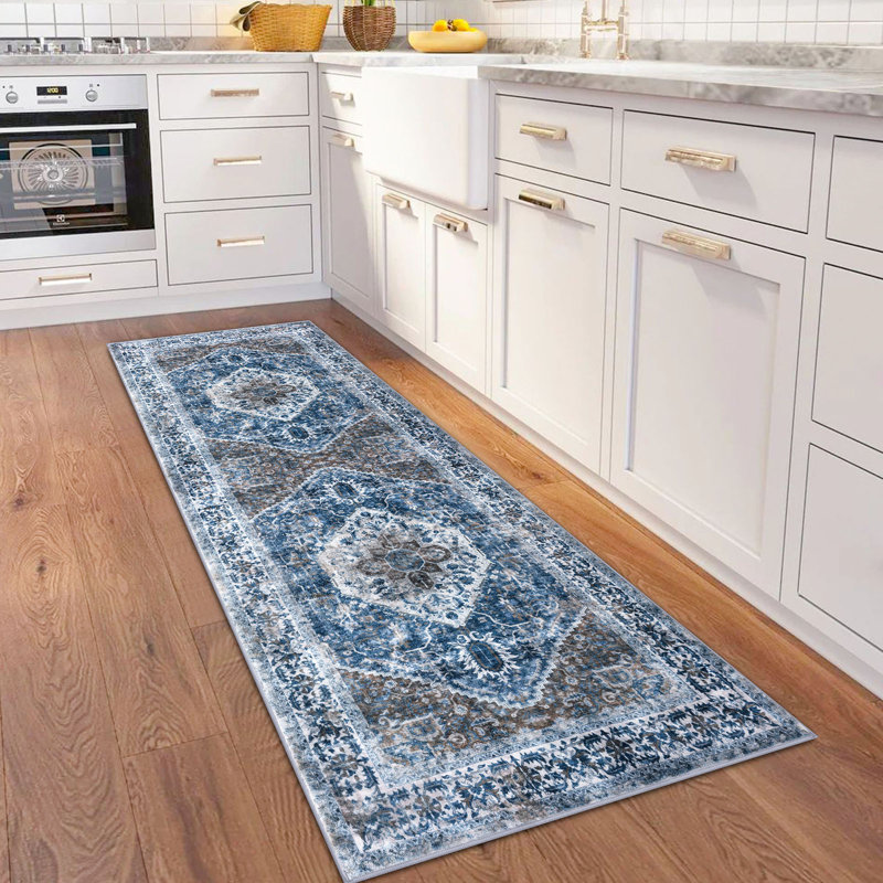 Tapis d'intérieur antidérapant Jodhveer , Tapis de couloir 2 pi x 6 pi