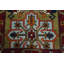 Tapis vert vert Oushak 3 x 8